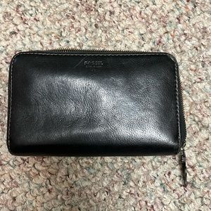 Fossil leather wallet